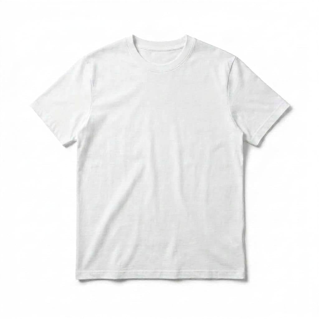 T-SHIRT FILO DI SCOZIA BIANCA
