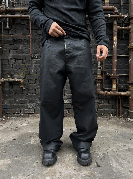 JEANS SPALMATO SUPER BAGGY