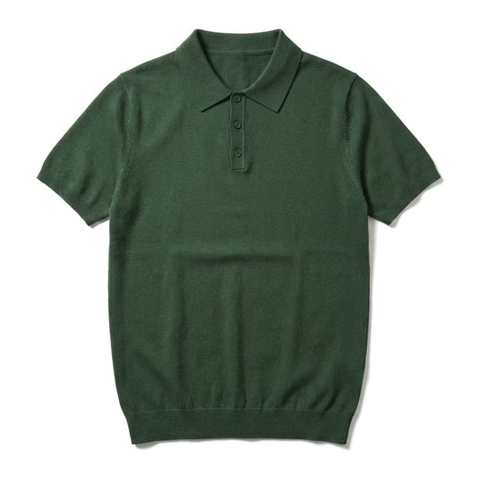 POLO IN FILO VERDE MILITARE