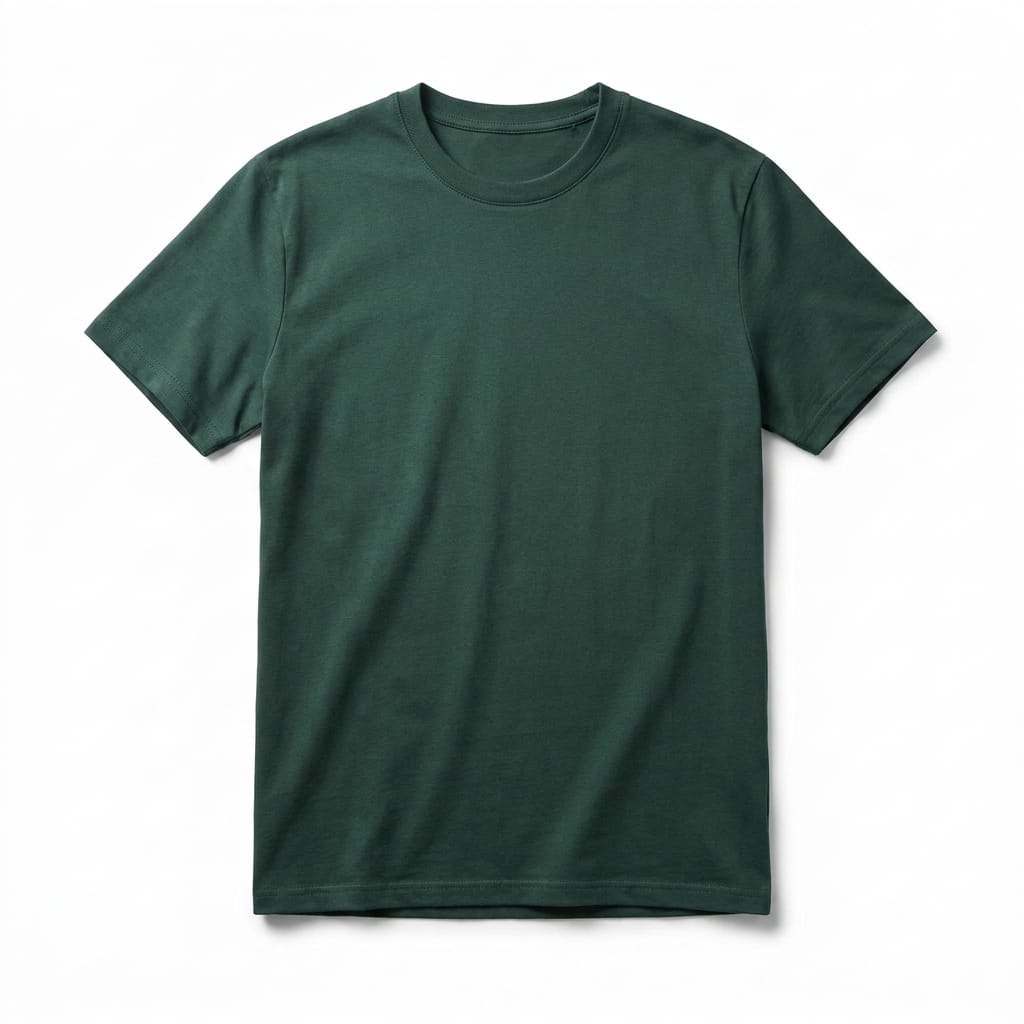 T-SHIRT FILO DI SCOZIA VERDE