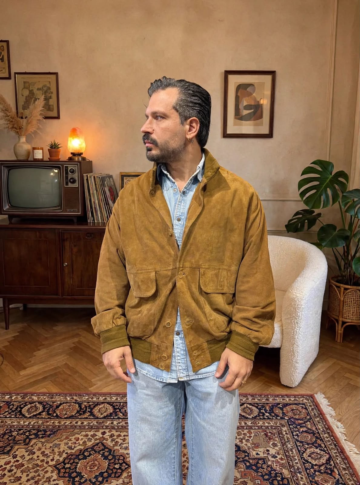 JACKET IN RENNA VINTAGE R4