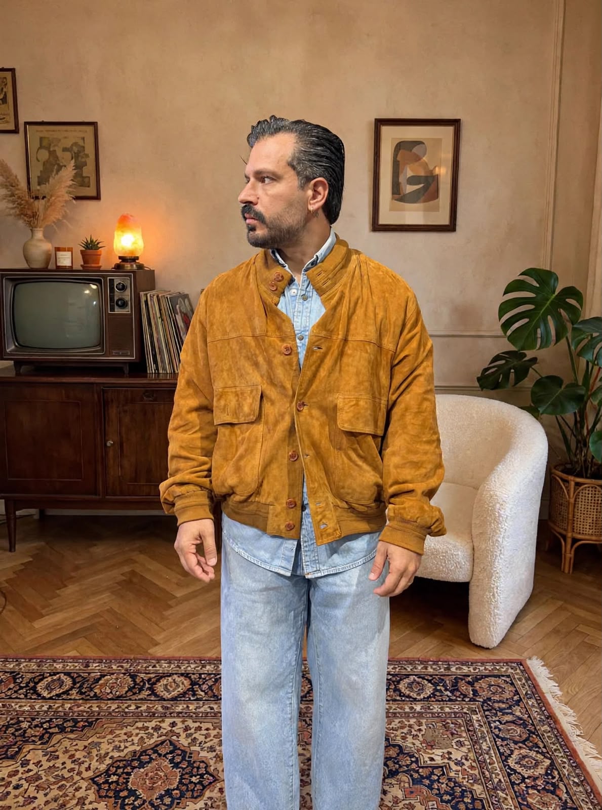 JACKET IN RENNA VINTAGE R2