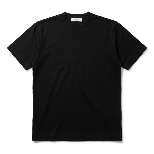 T-SHIRT FILO DI SCOZIA PREMIUM NERA