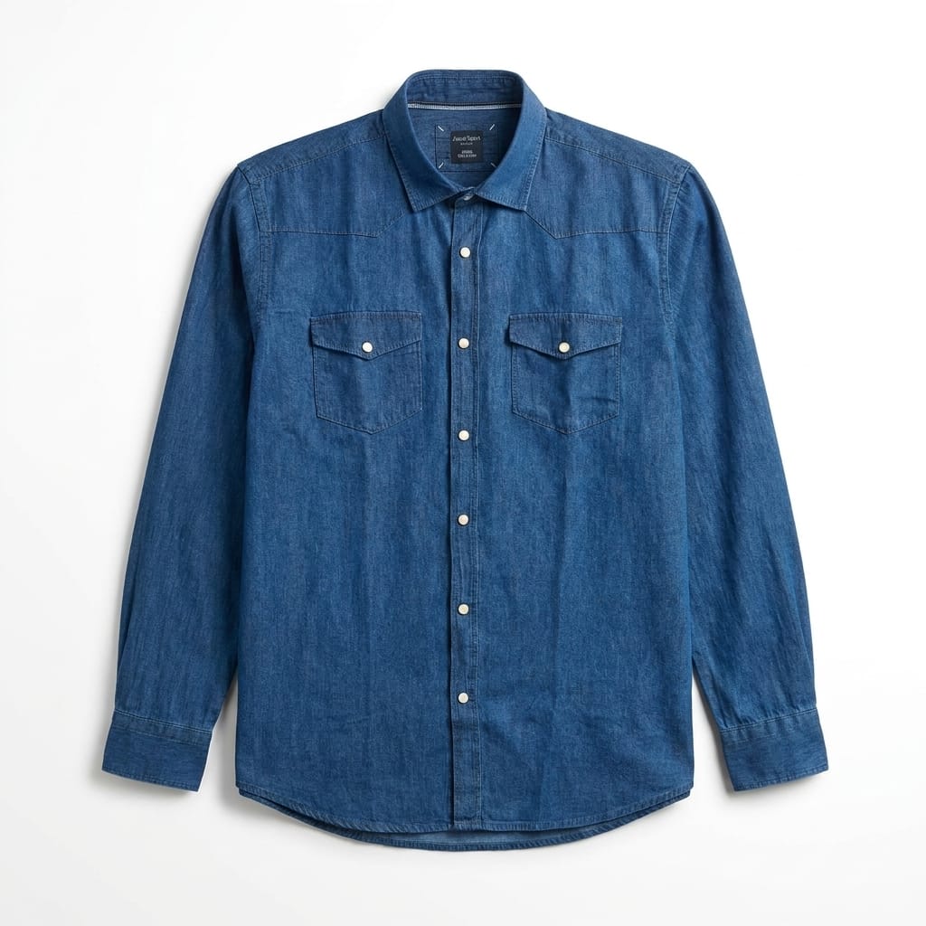 CAMICIA CHAMBRAY SCURA