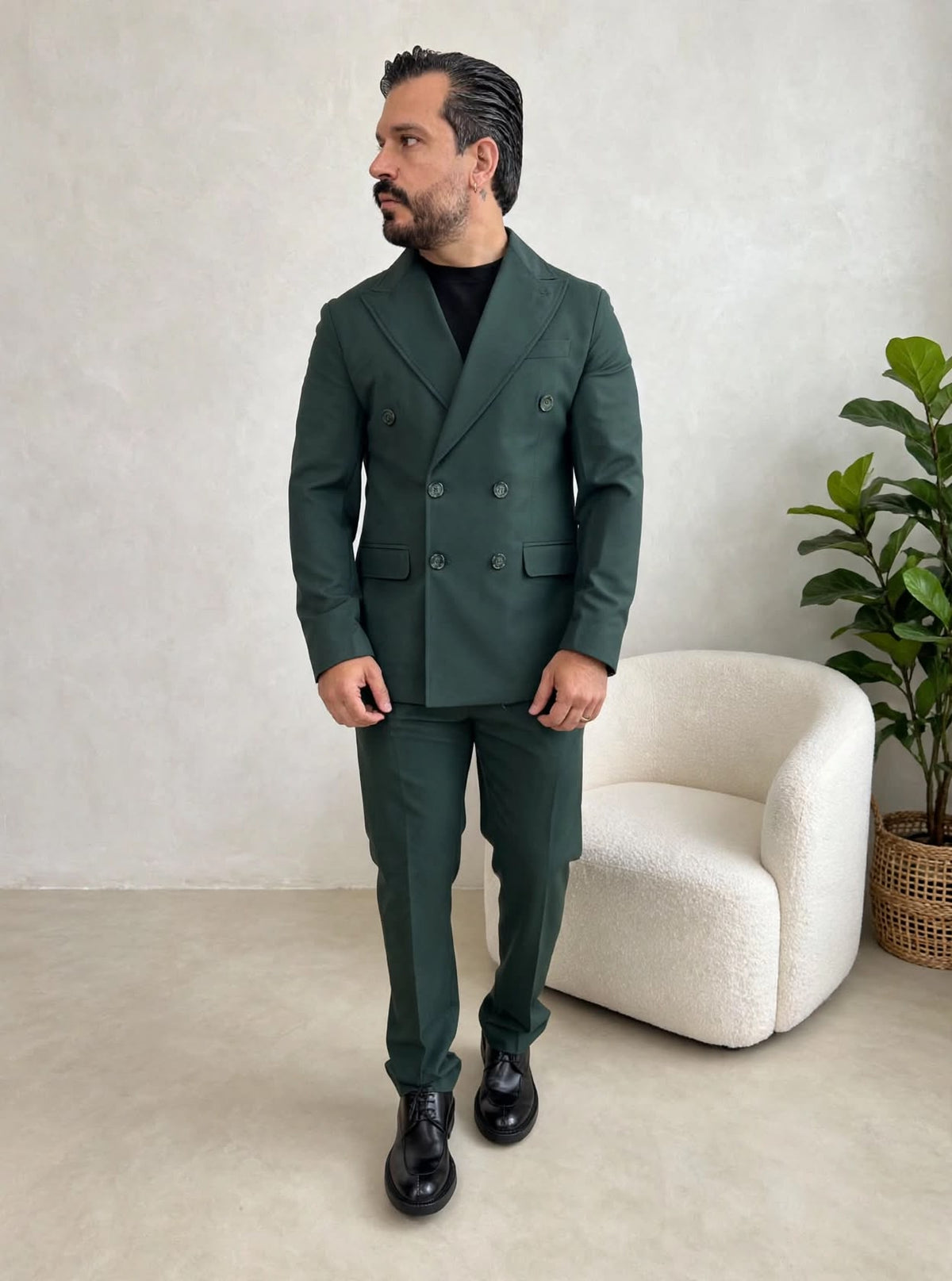ABITO DOPPIOPETTO REGULAR VERDE