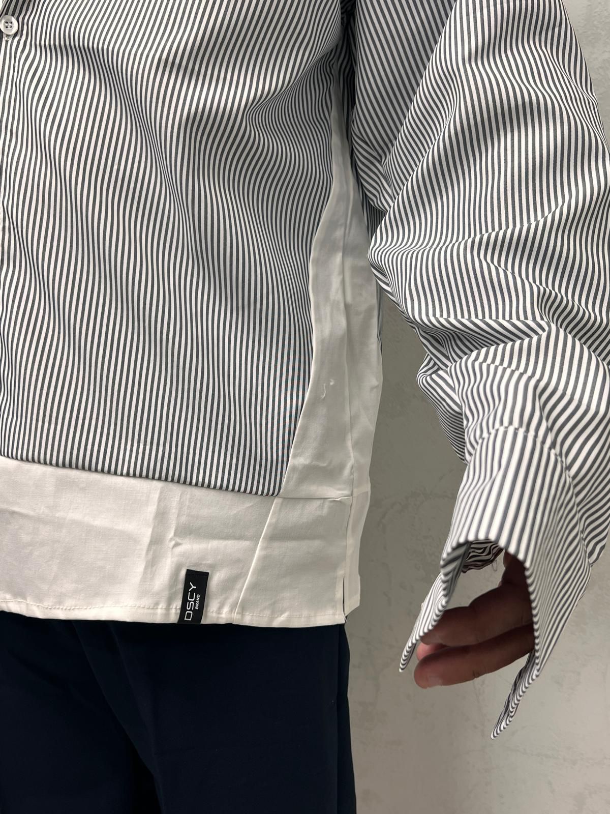 camicia rigata dscy