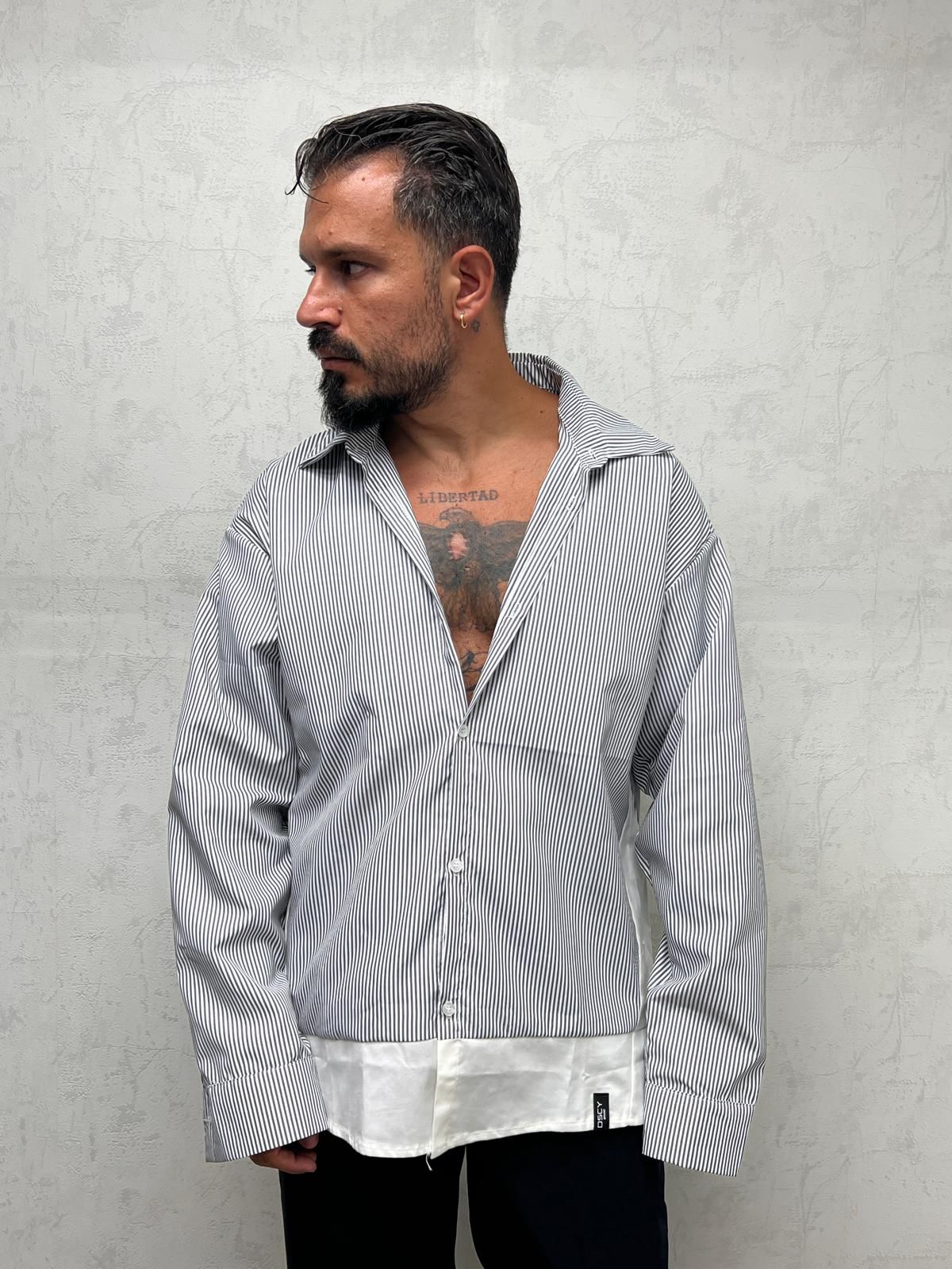 camicia rigata dscy
