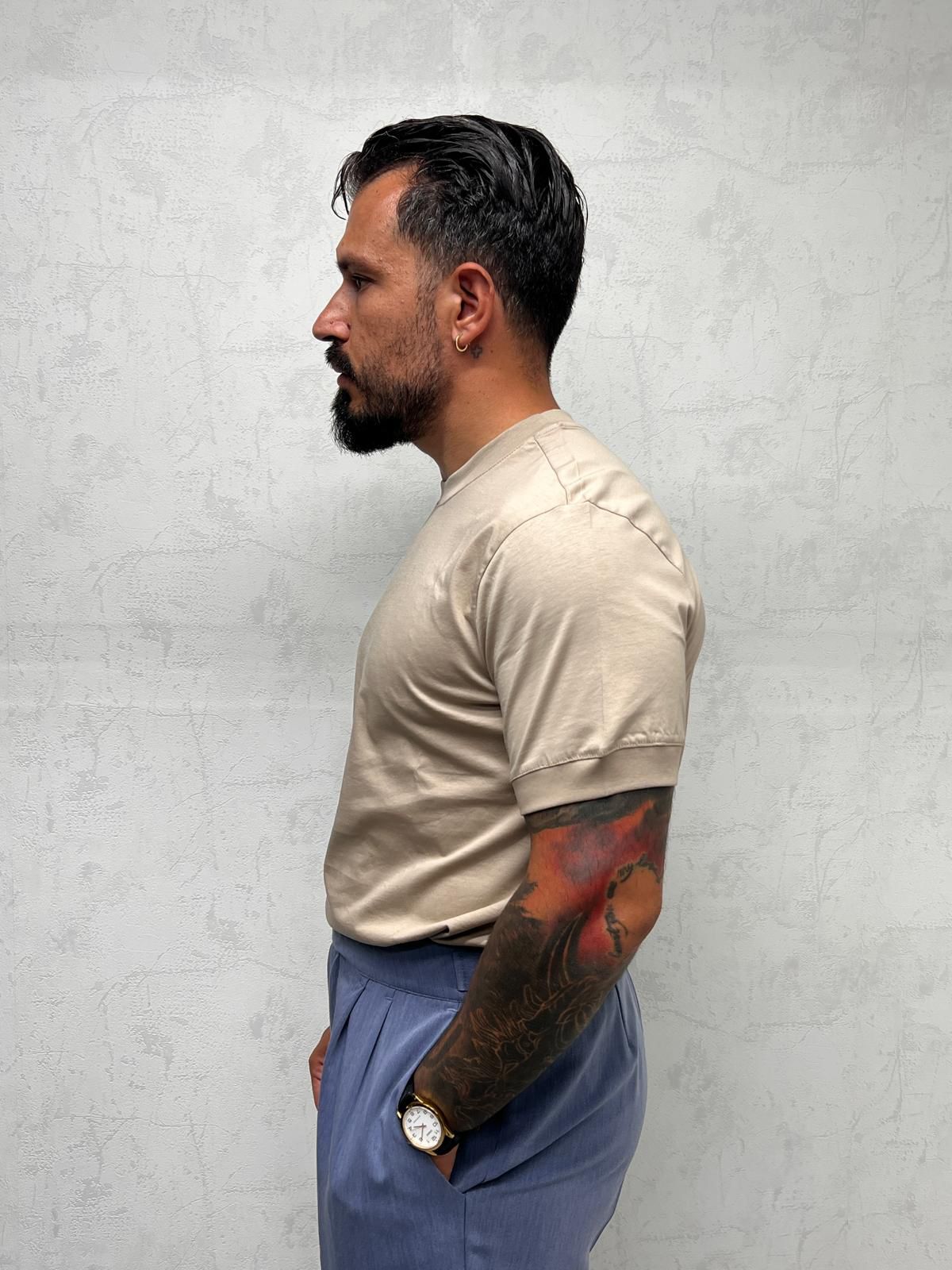 t shirt filo di scozia
