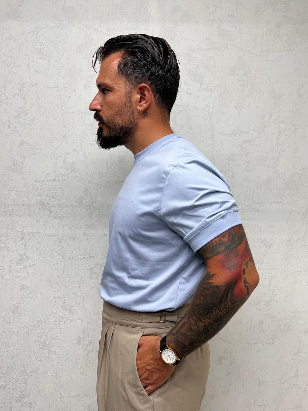 t shirt filo di scozia
