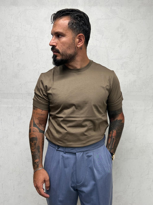 t shirt filo di scozia