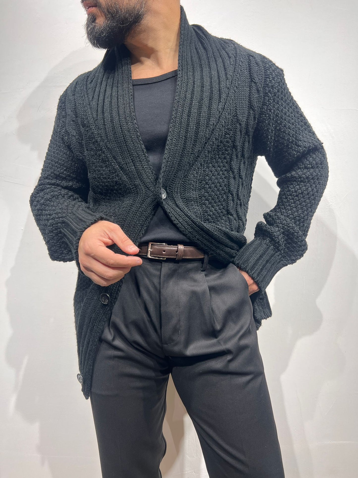 cardigan mustbuy intrecciato