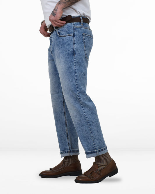 Jeans marmorizzato