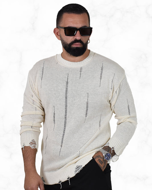 Maglia filo manica lunga